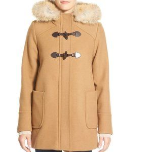 Sachi Wool Duffle Coat 80% wool Color Camel Beige Size S